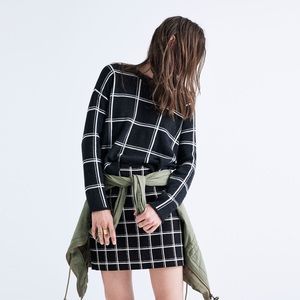 Madewell Double Windpane Pullover - Large